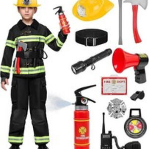 Halloween Boys Firefighter Costume Small (5-7)